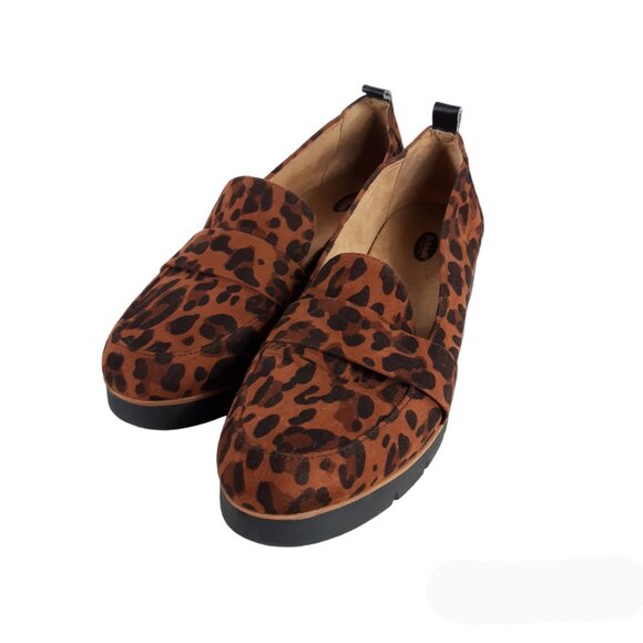 Dr Scholl's Webster Animal Print Slip-On Shoe Loafer Leopard Women's Size 6.5 - Picture 2 of 8